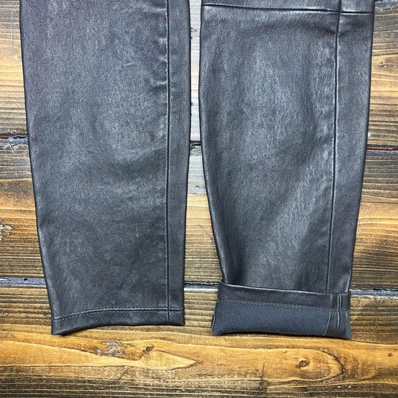 Helmut Lang Black Stretch Lambskin Leather Leggings / Skinny Pants - Picture 8 of 9